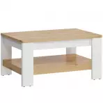 Dohányzóasztal Avila AILT01 fehér/tölgy artisan