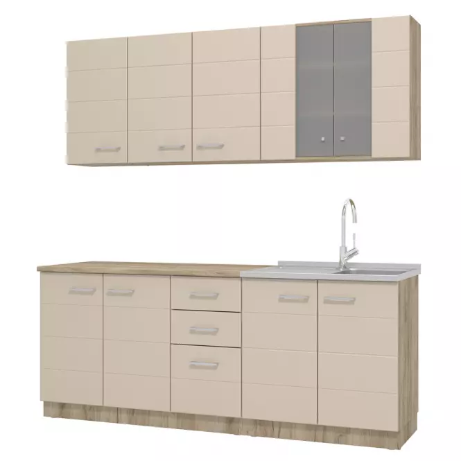 Konyhabútor Diana 200 Szürke tölgy 11008681,4