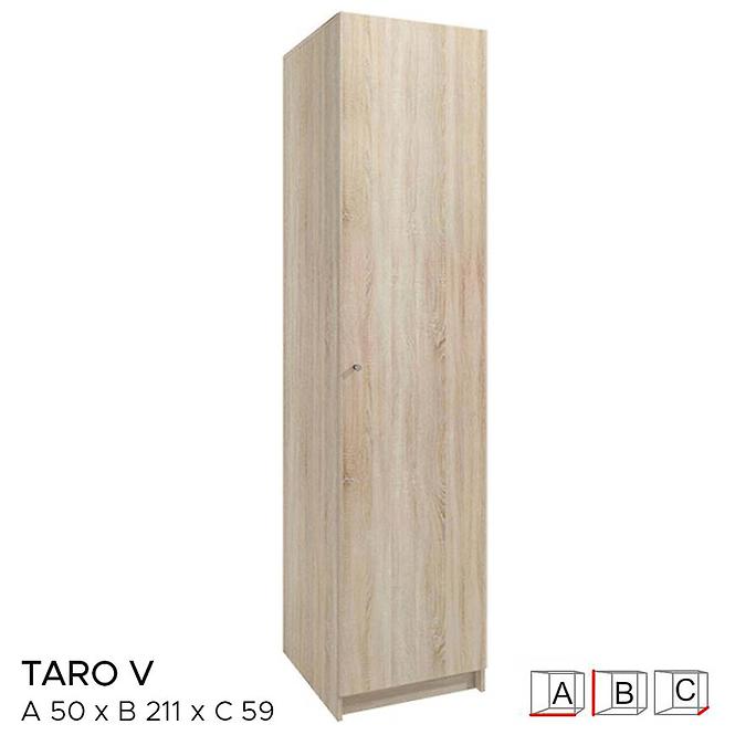 Szekrény Taro V 50 cm tölgy sonoma