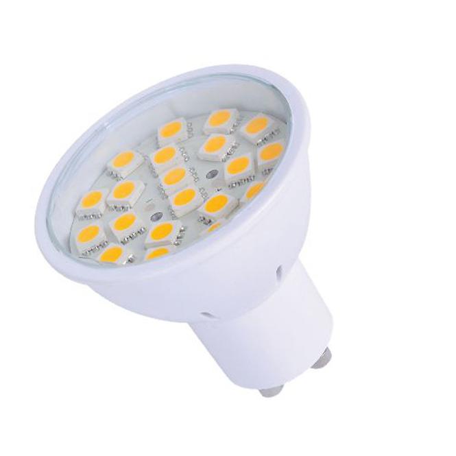 LED Izzó  GU10 20SMD WW