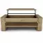 Dohányzóasztal Capannoli lift top tölgy artisan/fehér,5