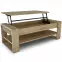 Dohányzóasztal Capannoli lift top tölgy artisan/fehér,6
