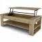 Dohányzóasztal Capannoli lift top tölgy artisan/fehér,7