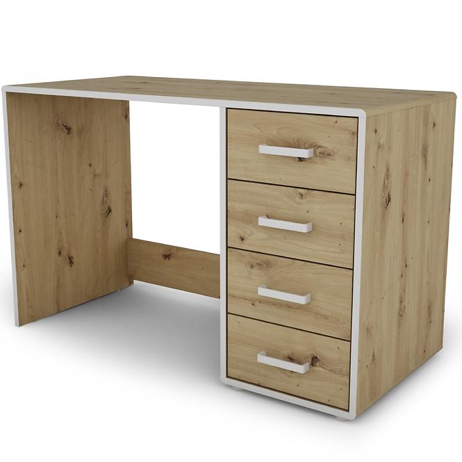 Íróasztal Capannoli 120 4S tölgy artisan/fehér,4