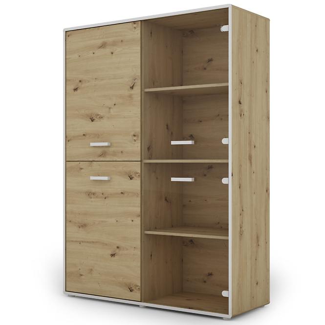 Vitrin Capannoli 120 2d2g tölgy artisan/fehér