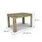 Kinyitható asztalok  Capannoli 120/160x80cm tölgy artisan/fehér,2