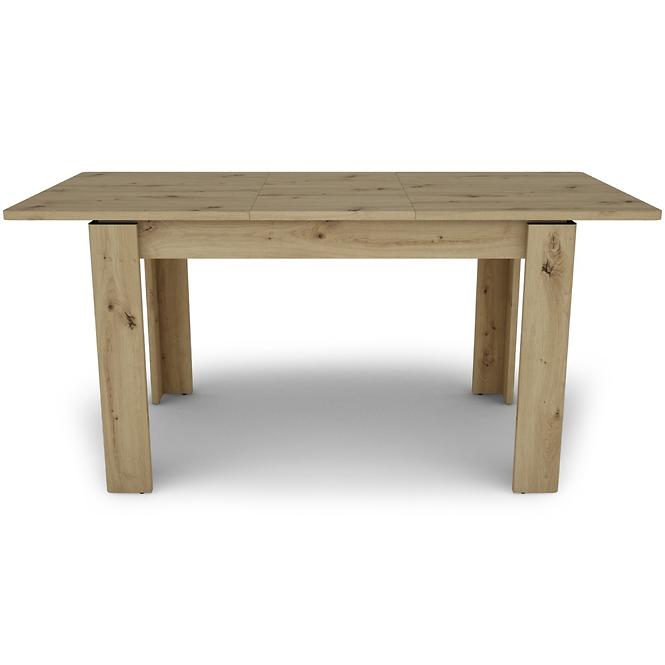 Kinyitható asztalok  Capannoli 120/160x80cm tölgy artisan/fehér