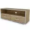 Szekrény RTV capannoli 120 2s tölgy artisan/fehér,4
