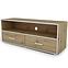 Szekrény RTV capannoli 120 2s tölgy artisan/fehér,4