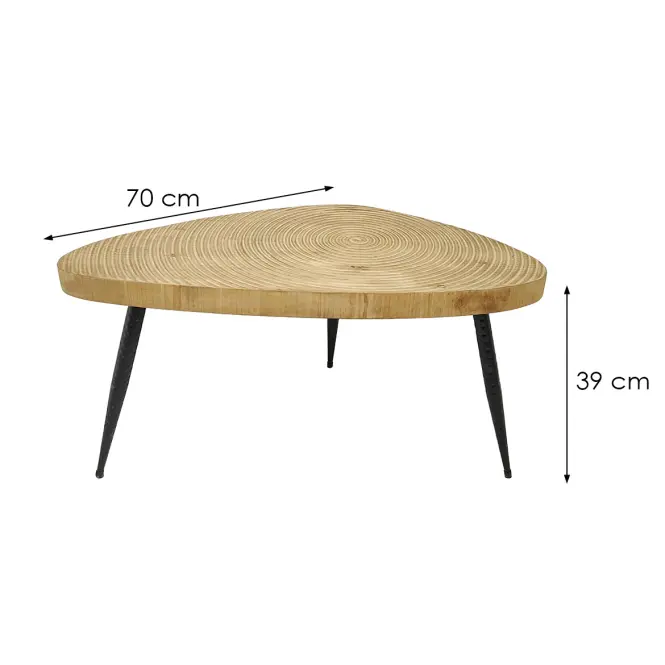 Dohányzóasztal Concord 70x39x39