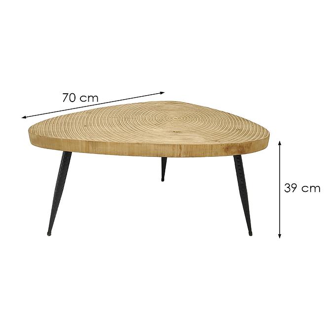 Dohányzóasztal Concord 70x39x39