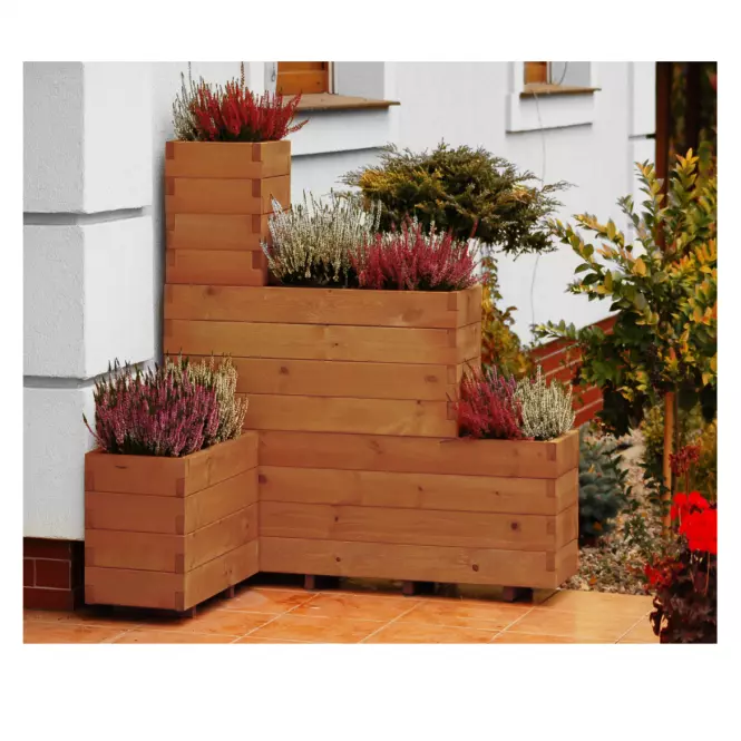 Virágcserép Domino IV betéttel,3