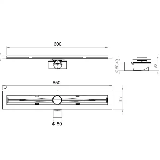 Lineáris vízelvezetés Axus 600 12309,2