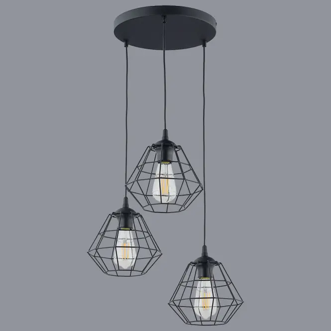 Lámpa Diamond 6204 Black PL3