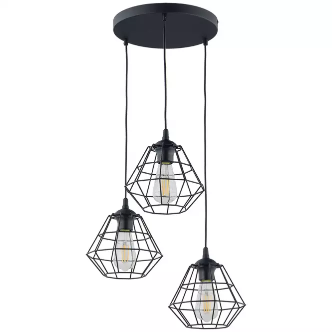 Lámpa Diamond 6204 Black PL3,3