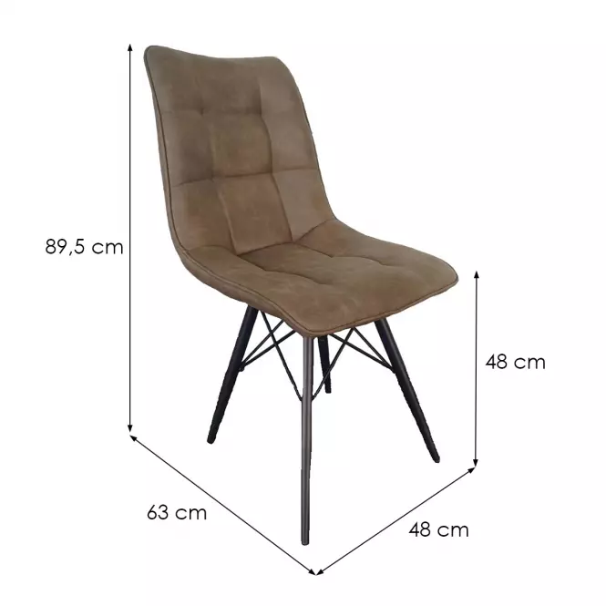 Szék Factory Brown Xpa1815-64