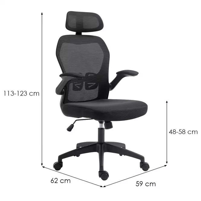 Irodai szék Nova Mlm-611614 fekete