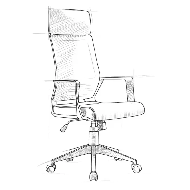 Irodai szék Norman Mlm-611610 fekete/szürke,3