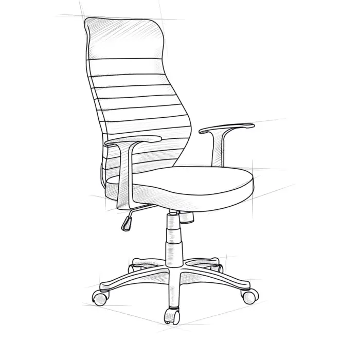 Irodai szék Nadan Mlm-611489 fekete,3