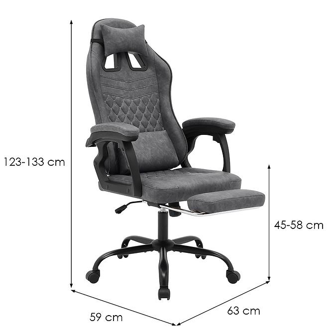 Irodai szék Nelson Mlm-611602-F szürke
