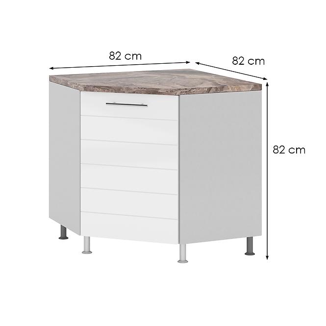 Sarok konyhaszekrény Daria DN 90x90 1D,2