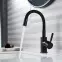 Rugalmas mosdó és mosogató csaptelep Mini black,4