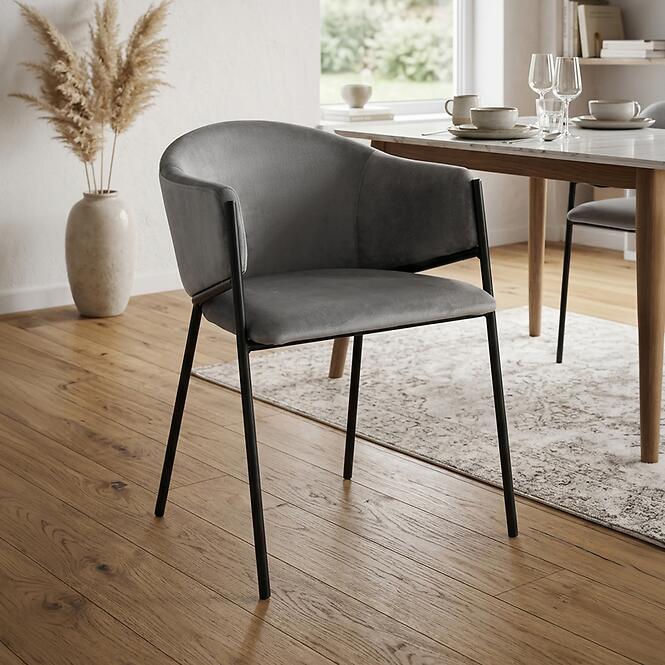 Szék Otto 80248b szürke/fekete,9