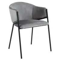 Szék Otto 80248b szürke/fekete