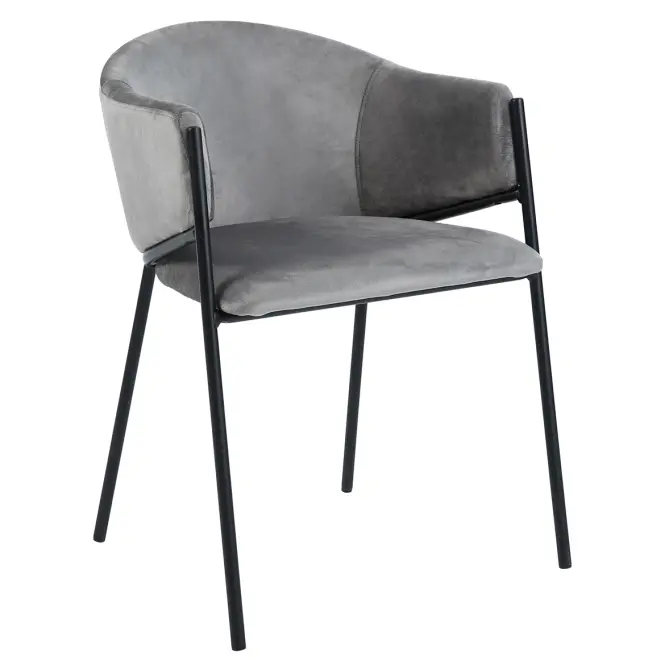 Szék Otto 80248b szürke/fekete