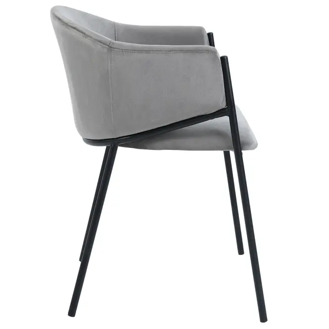Szék Otto 80248b szürke/fekete