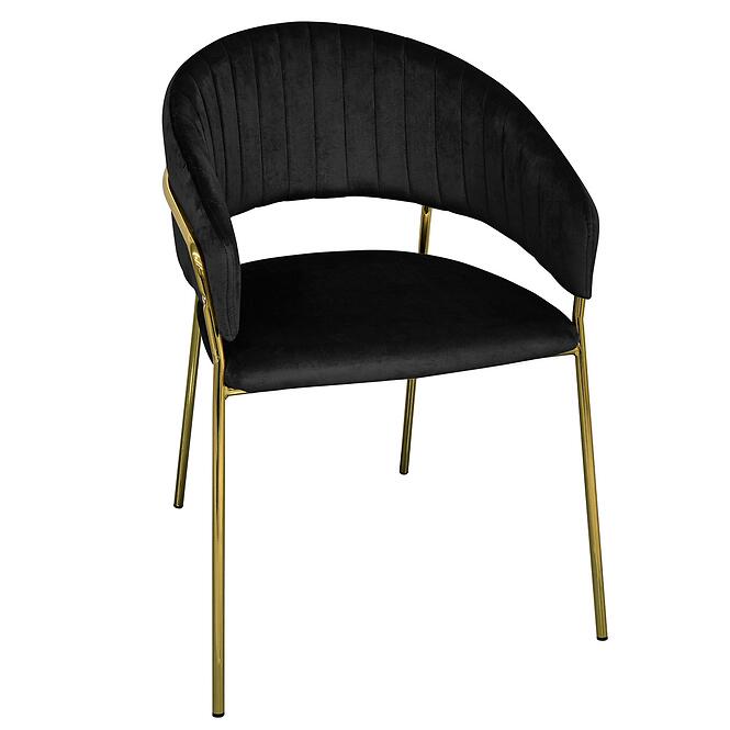 Szék Lido 80171g fekete/arany