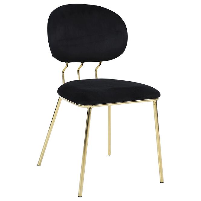Szék Glow 80362 fekete/arany