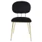 Szék Glow 80362 fekete/arany,4