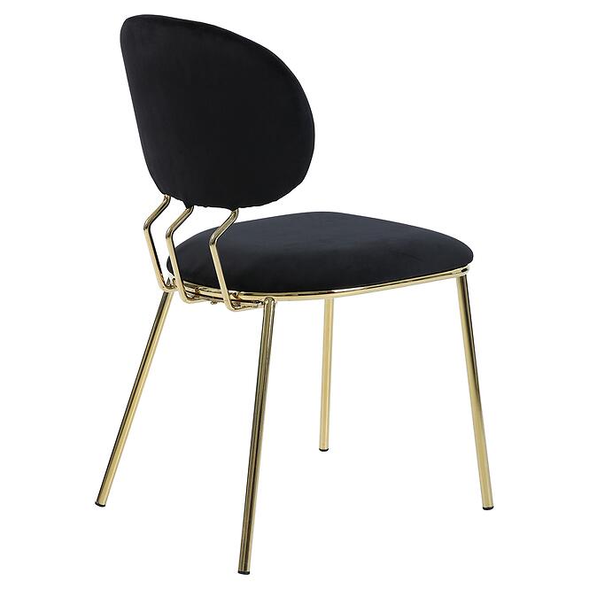 Szék Glow 80362 fekete/arany