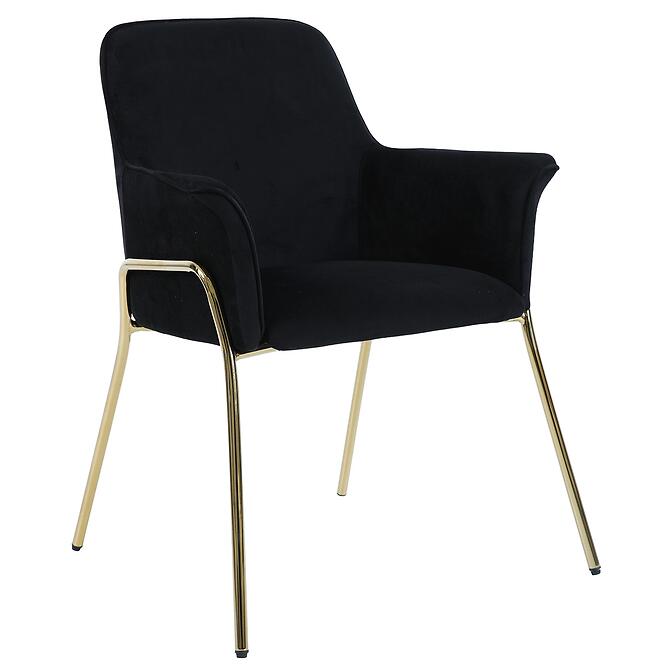 Szék Nero 80363 fekete/arany