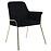 Szék Nero 80363 fekete/arany