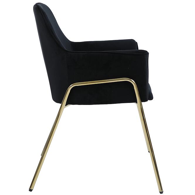 Szék Nero 80363 fekete/arany