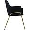 Szék Nero 80363 fekete/arany,3
