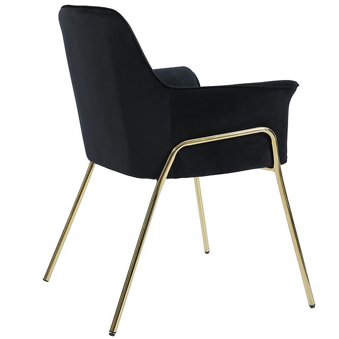 Szék Nero 80363 fekete/arany