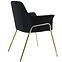 Szék Nero 80363 fekete/arany,4