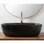 Mosdókagyló Belinda Black Marble Mat,5