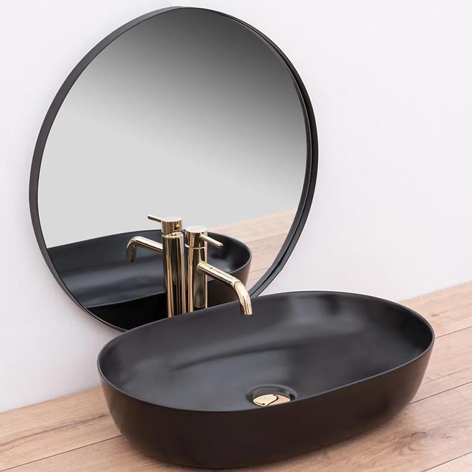 Mosdókagyló Cleo 61 Black Matt,4
