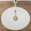 Mosdókagyló Sofia Gold Brush/White,6