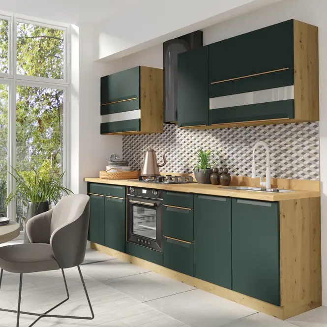 Konyhaszekrény Glamour zm 45 green