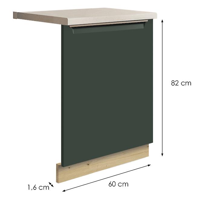 Konyhaszekrény Glamour zm 60 green,2