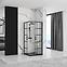 Zuhanykabin Concept black 80x80x190,4