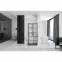 Zuhanykabin Concept black 100x80x190,3