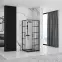 Zuhanykabin Concept black 100x80x190,4