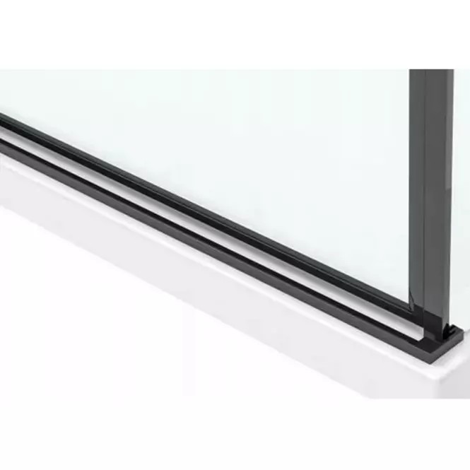 Zuhanykabin Solar black 120x90