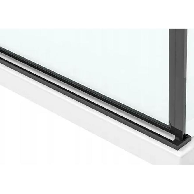 Zuhanykabin Solar black 120x90